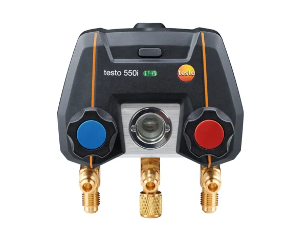 testo 550i app controlled digital manifold with bluetooth and 2 way valve block
